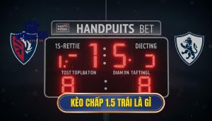 Kèo chấp 1.5 trái là gì