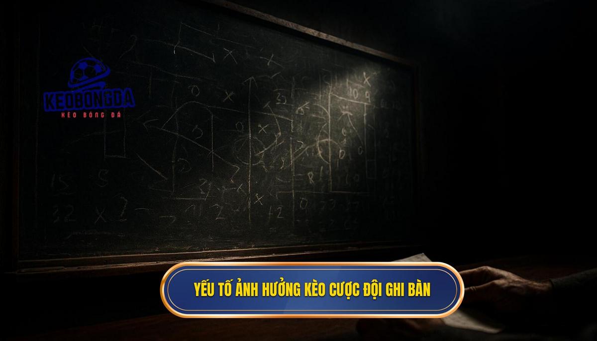 Phân tích các yếu tố then chốt tác động đến kèo cược đội ghi bàn