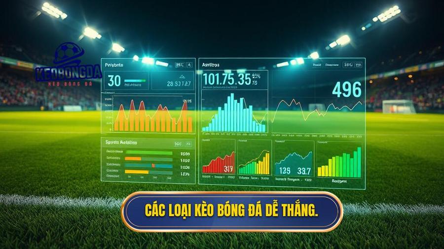 Các loại kèo bóng đá dễ thắng phổ biến hiện nay