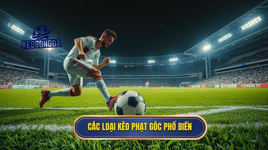 Các loại kèo phạt góc phổ biến nhất hiện nay